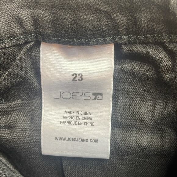 NWT joes jeans roulette raw hem black denim shorts size 23 - Picture 6 of 9